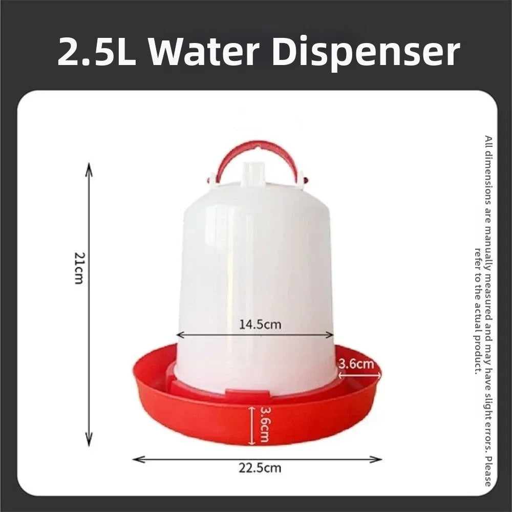 Plastic Poultry Drinker Feeder 1.5L 8L 15L - ProPawPet.com