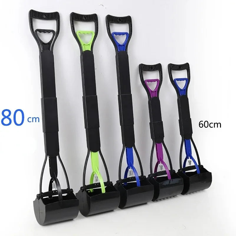 80cm Pet Pooper Scooper Long Handle Dog Poop - ProPawPet.com