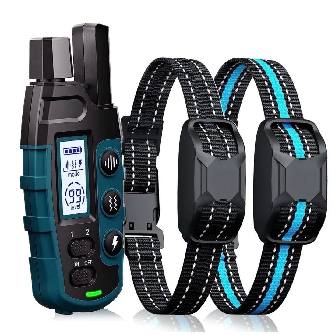 3300ft Dog Training Collar with Remote Rechargeable Waterproof – 4 Colors