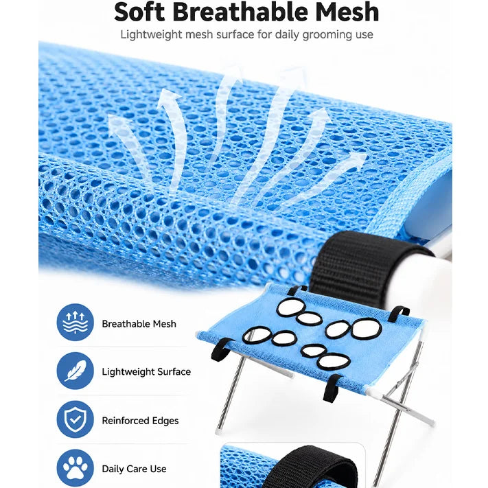 Foldable Dog Cat Grooming Hammock with Stand - ProPawPet.com
