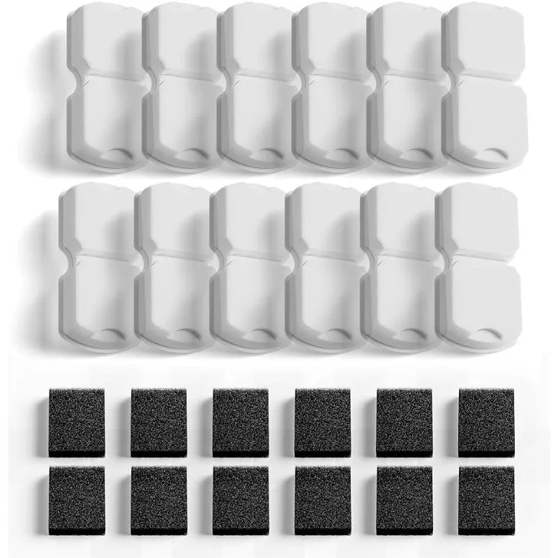 12Filters + 12 Sponges Cat Fountain - ProPawPet.com