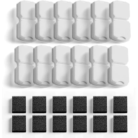 12Filters + 12 Sponges Cat Fountain - ProPawPet.com