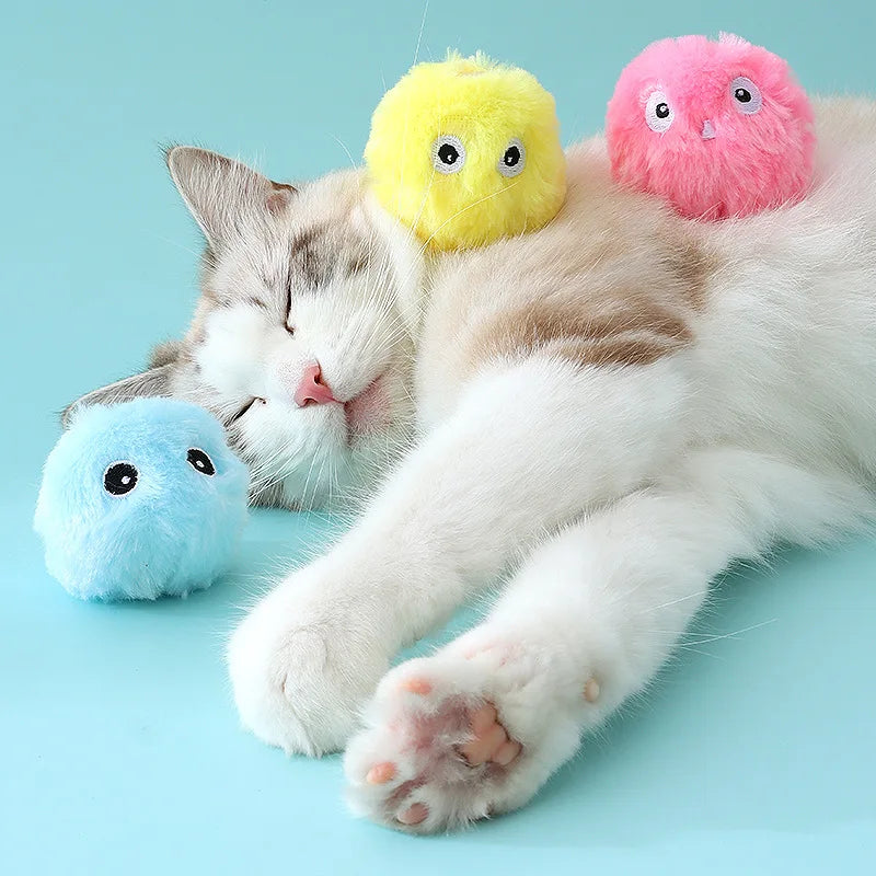 Interactive Ball Smart Cat Toys Plush - ProPawPet.com