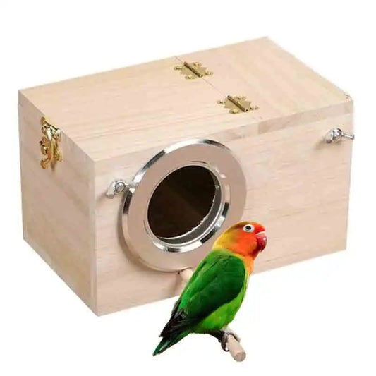 Wooden Bird Cage Nesting Box Breeding - ProPawPet.com
