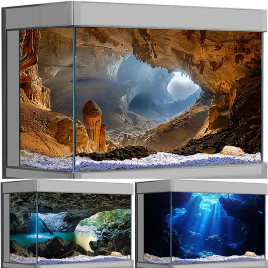 Fish Tank Decor Aquarium Background Sticker - ProPawPet.com