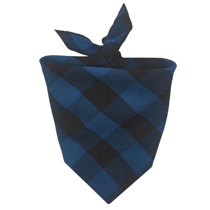 Custom Dog Pet Plaid Bandana Name ID - ProPawPet.com