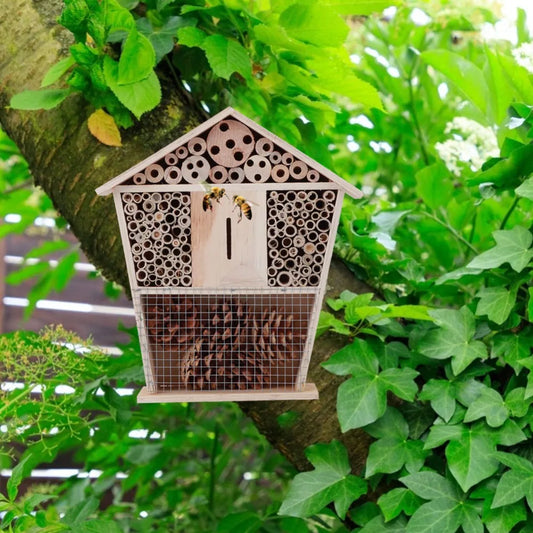 Pine Wood Wooden Small Garden Fauna House - ProPawPet.com