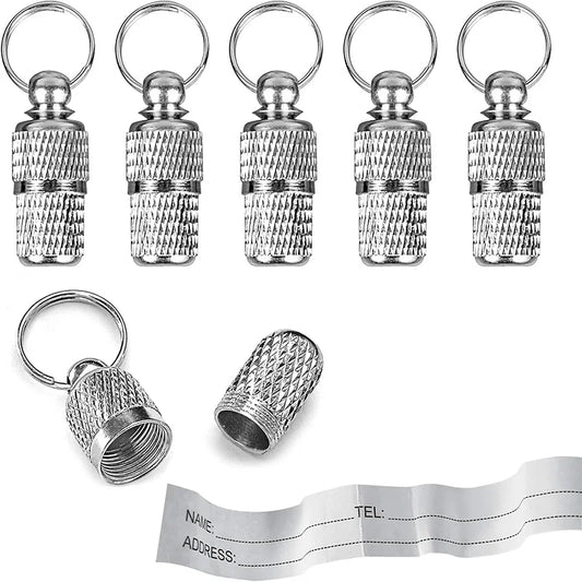 2/4/6Pcs Pet ID Tags Anti Lost Pet Tube Tags - ProPawPet.com