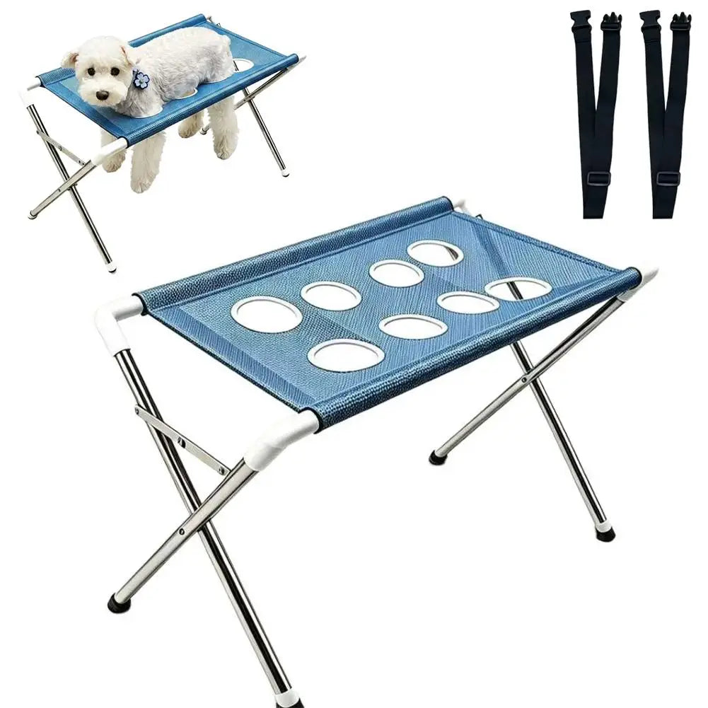 Breathable Mesh Pet Bath Stand – 3 Colors