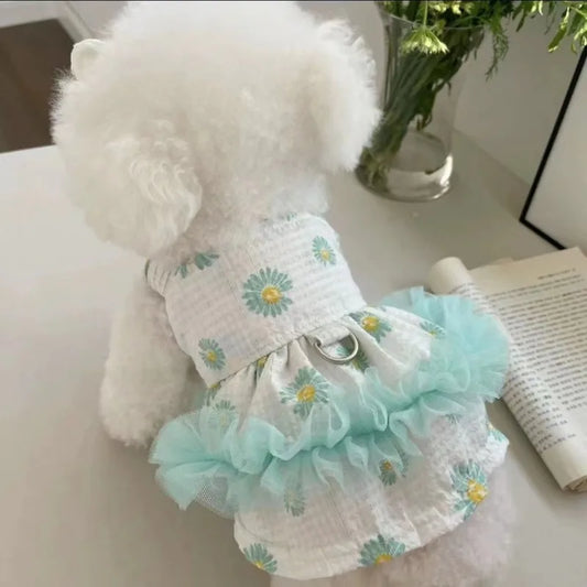 Pet Lace Supplies Dress Small Dog Flower - ProPawPet.com