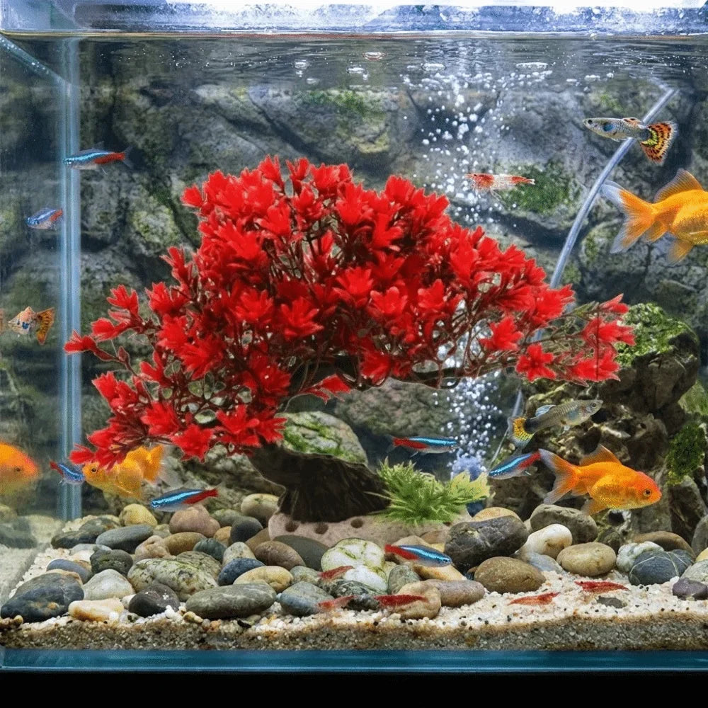 Plastic Simulation Aquatic Plant Natural - ProPawPet.com