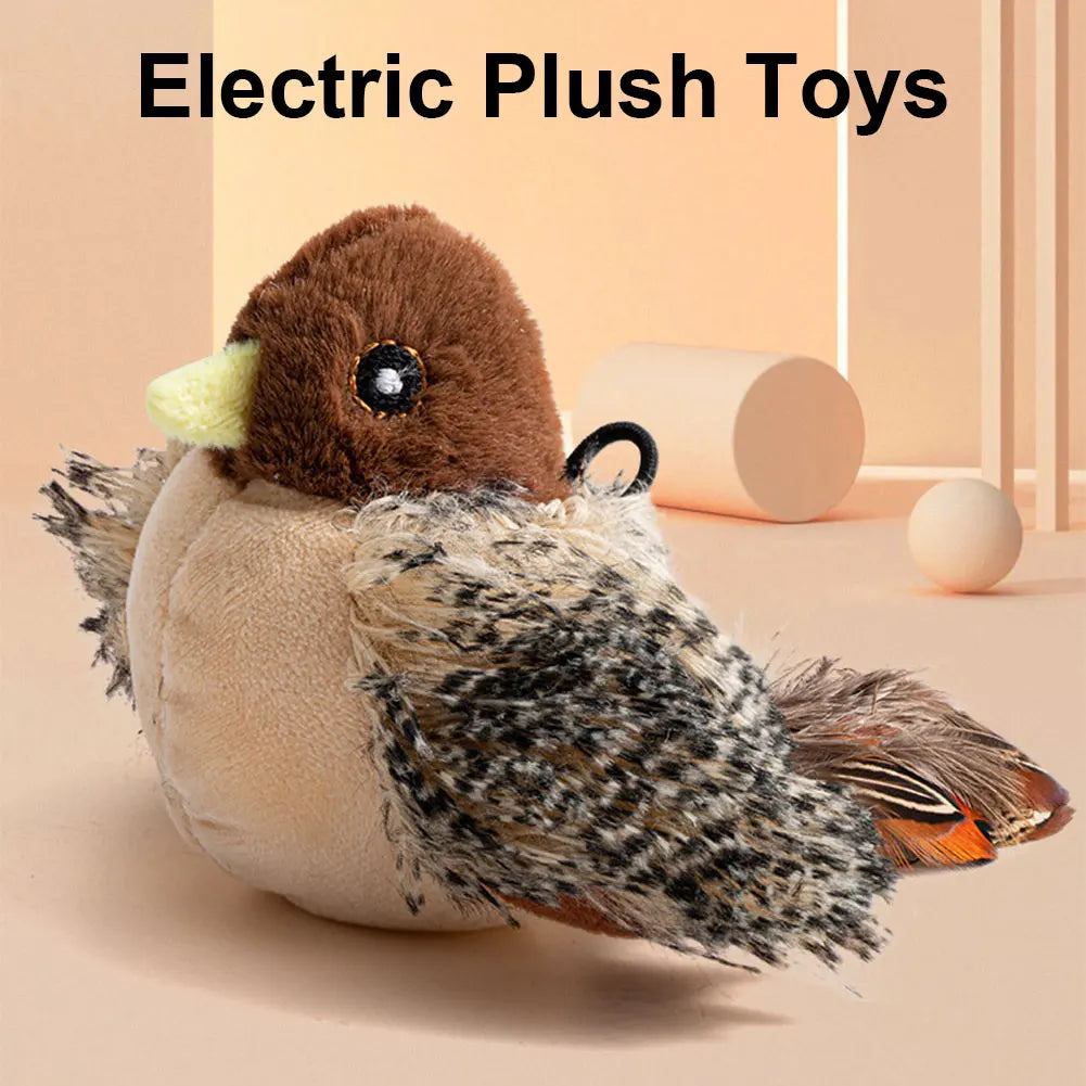 Plush Cats Pets Teasing Toys Kitten Chirping - ProPawPet.com