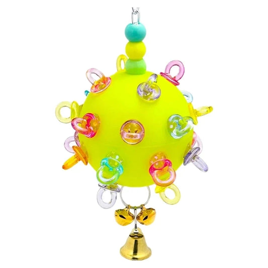 Chewable Parrot Activity Ball Cage Hanging - ProPawPet.com
