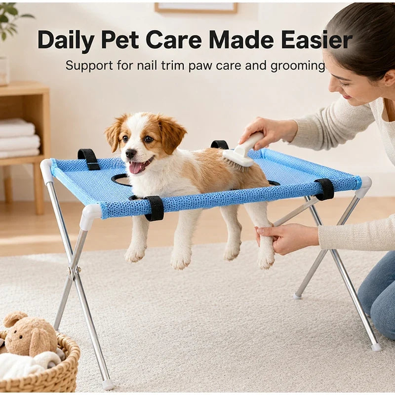 Foldable Dog Cat Grooming Hammock with Stand - ProPawPet.com