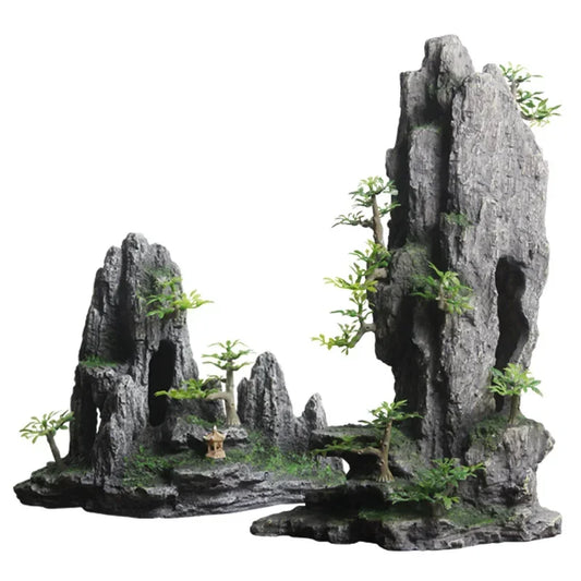 Rockery Mountain Resin Aquarium Landscape - ProPawPet.com