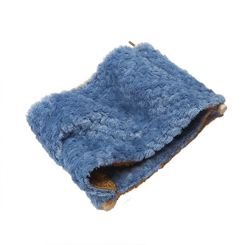 Pet Hanging Bed for Small Animal Double Thick Plush Warm Bed – 4 Colors