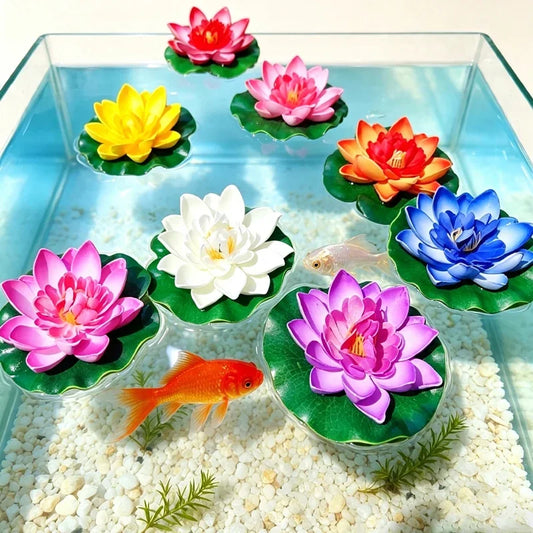 10/18cm Lotus Leaf Fish Tank Play - ProPawPet.com