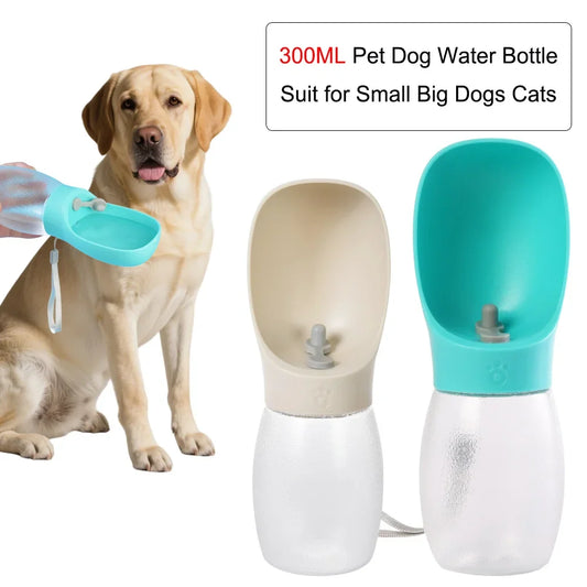Pet Dog Water Bottle 300ML Puppy Drinking - ProPawPet.com