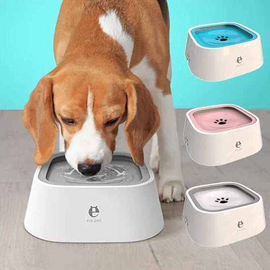 Dog Drinking Water Bowl Floating Non-Wetting - ProPawPet.com