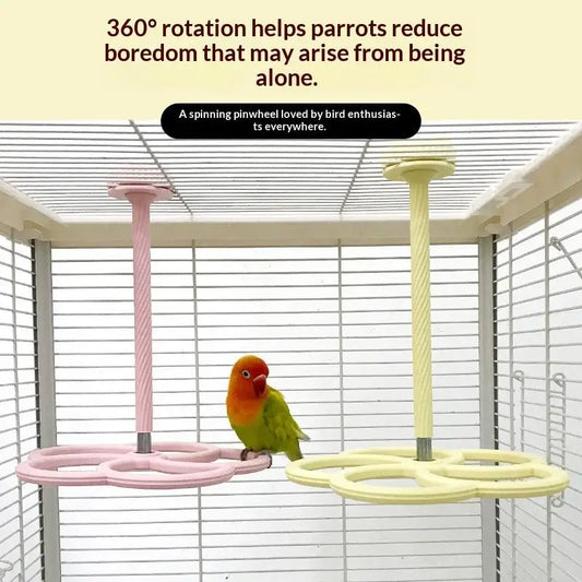 Interactive Parrot Toy Spinning Windmill - ProPawPet.com