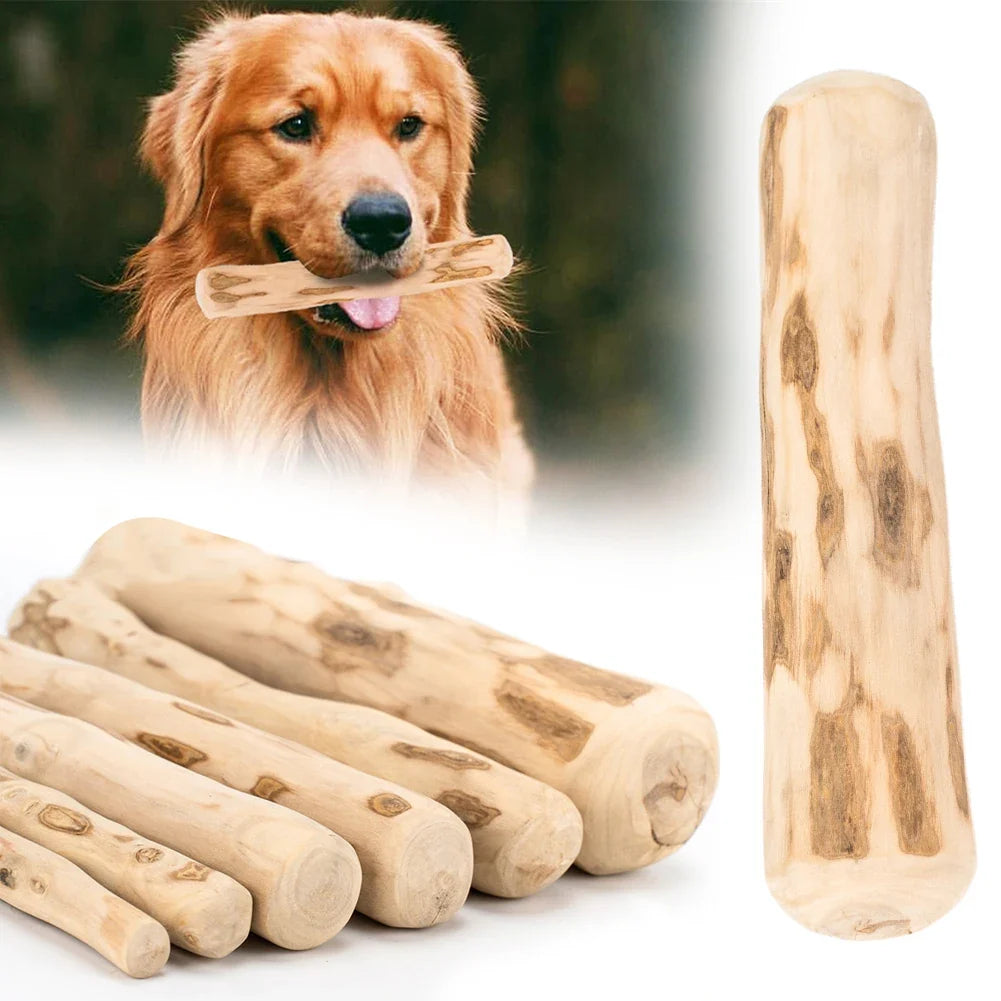 Natural Coffee Wood Dog Chew Toys Long - ProPawPet.com