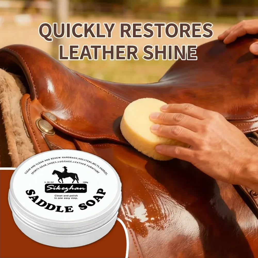 100G Saddle Soap Leather Cleaner Conditioner - ProPawPet.com