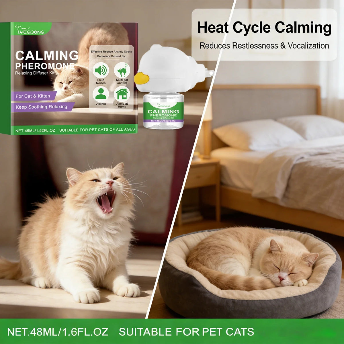 Cat Calming Pheromone Diffuser Effectively - ProPawPet.com