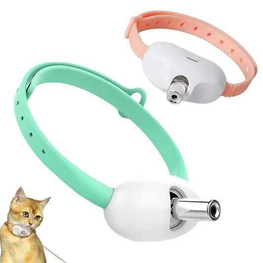 Rechargeable Laser Cat Teasing Collar - ProPawPet.com
