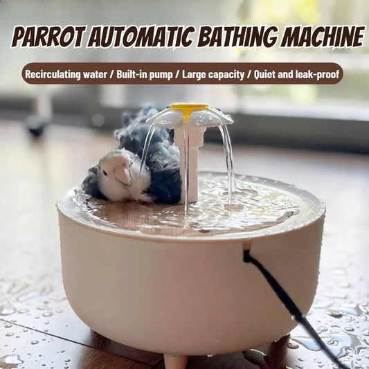 Auto Circulating 2-in-1 Parrot Bath & Pet - ProPawPet.com
