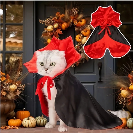 Pet Halloween Polyester Vampire Cloak - ProPawPet.com