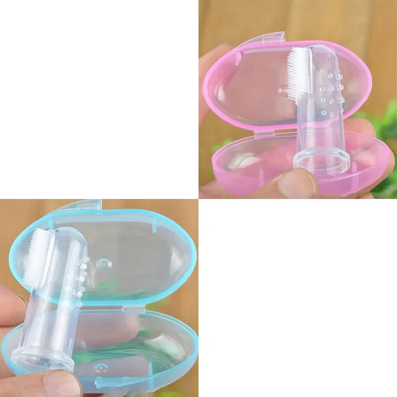 1-4pc Super Soft Pet Finger Toothbrush Teddy - ProPawPet.com