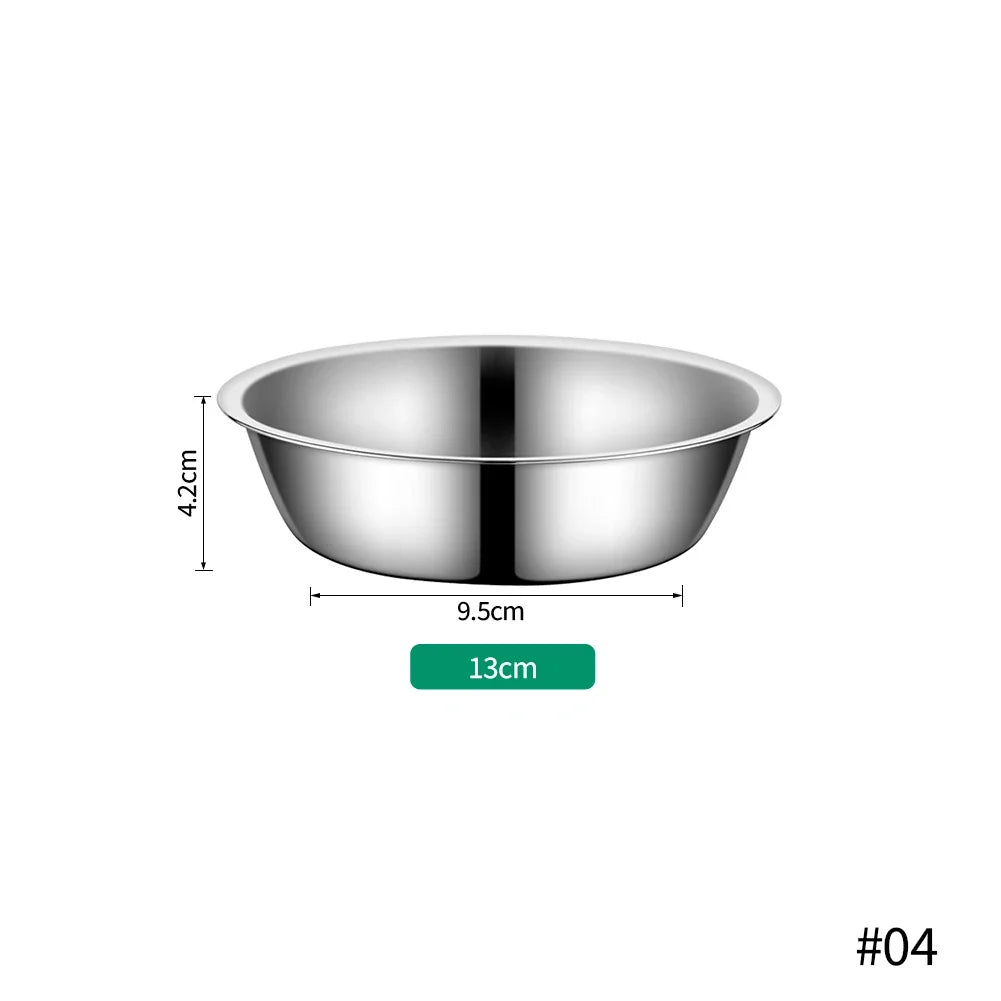 Durable Large Capacity Dog Bowl Stainless Steel Pet Feeding – Dog Supplies