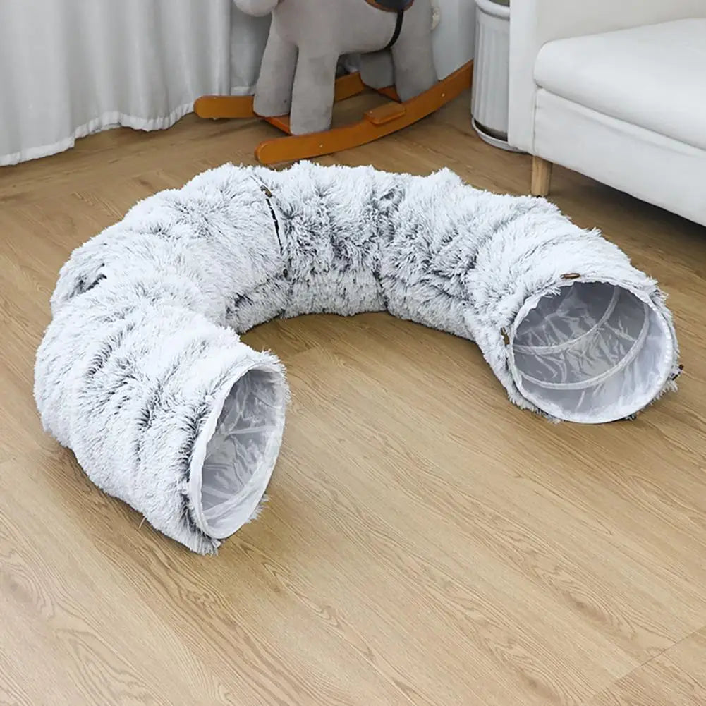 Washable Cat Tunnel Cozy Plush Cat Tunnel - ProPawPet.com