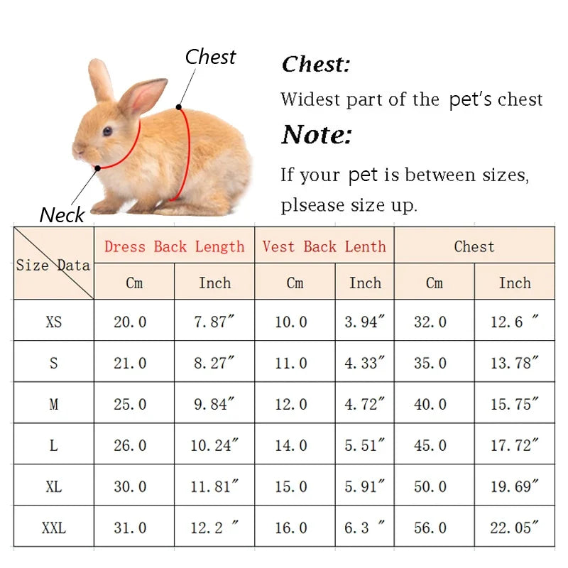 Rabbit JK Dresses and Leash Sets Mesh Plaid - ProPawPet.com