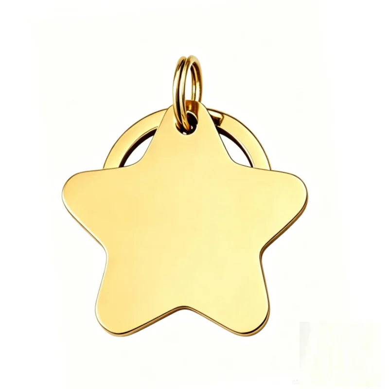 Personalized Star Pet ID Tag, Engraving - ProPawPet.com