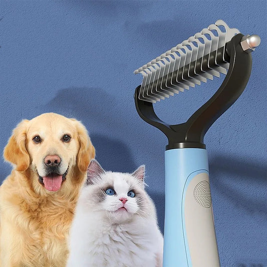 Stainless Steel Double-sided Pet Grooming Brush