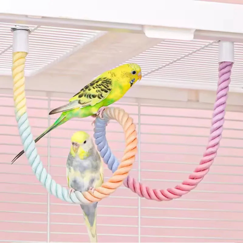 1PC Pet Bird Bite Toy Parrot Color Rope Toys - ProPawPet.com