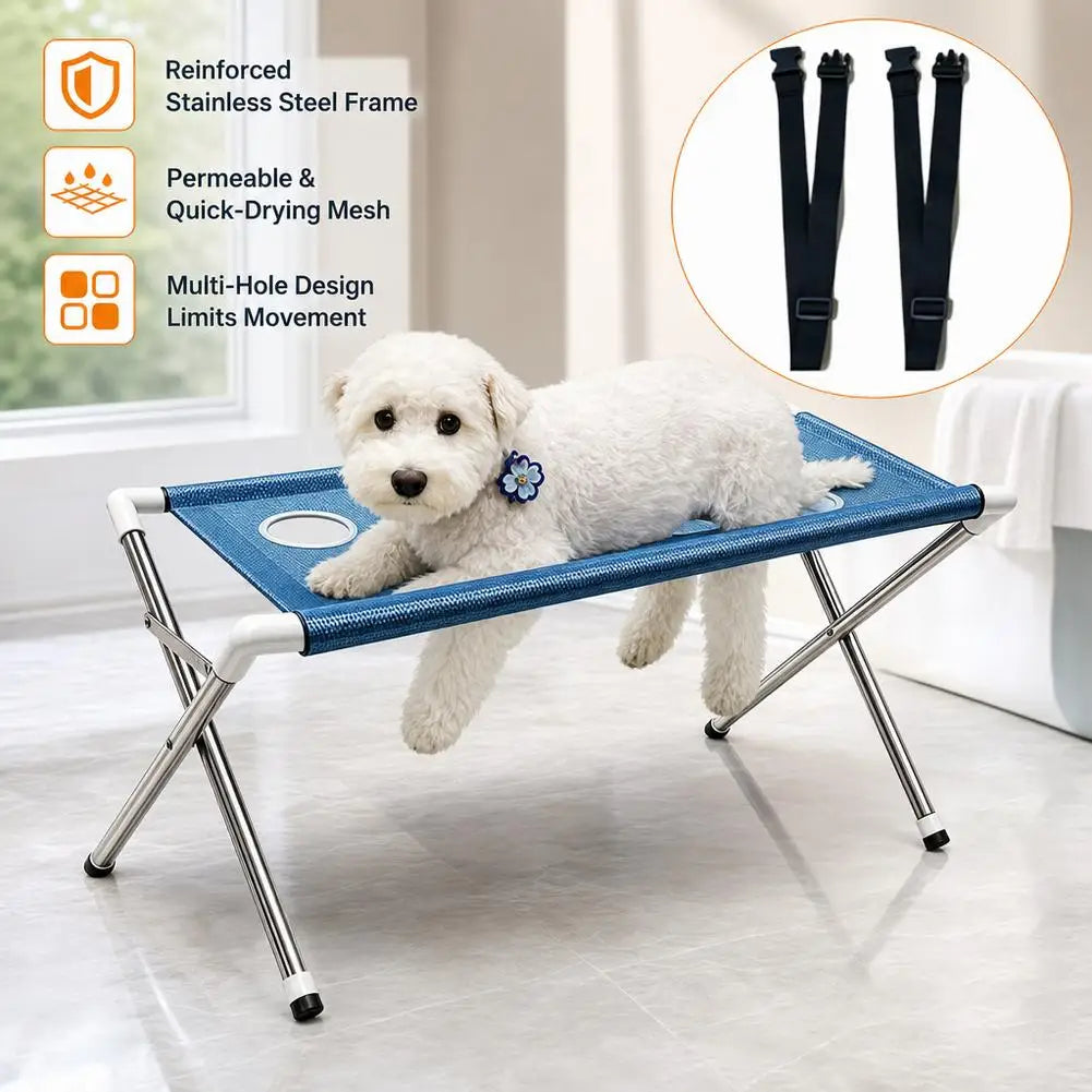 Pet Grooming Hammock Stand Foldable Dog Cat - ProPawPet.com