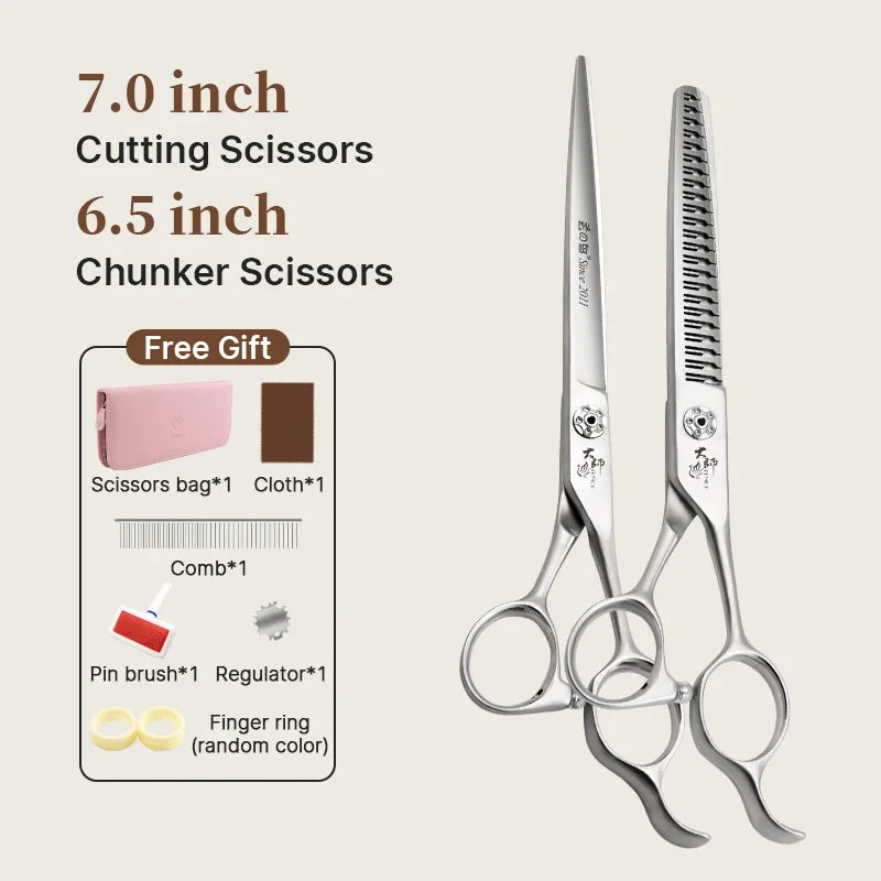 Fenice Slim Narrow Dog Grooming Scissors Set – Dog Supplies
