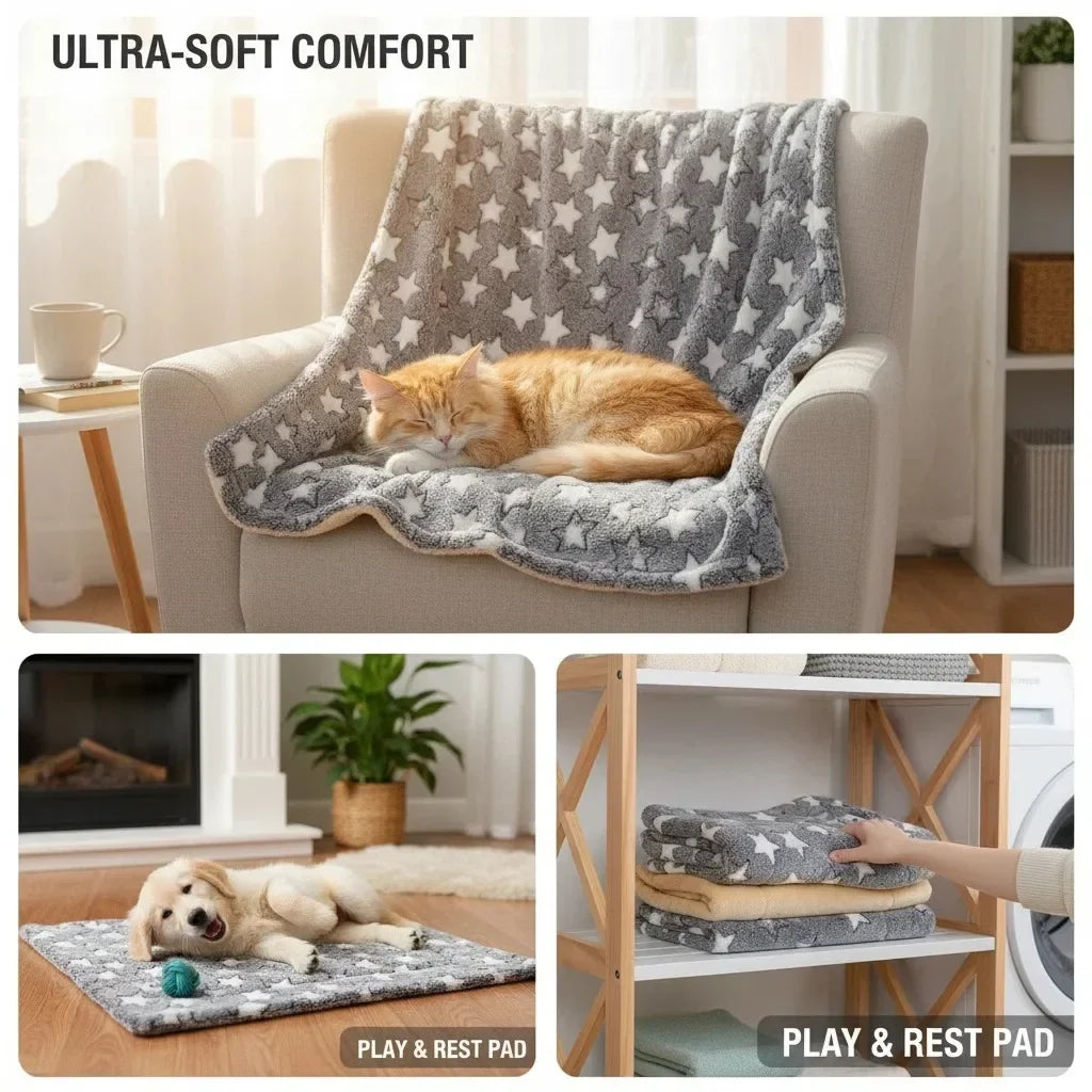 Portable Dog Sleeping Bed Mats Pet Blanket - ProPawPet.com