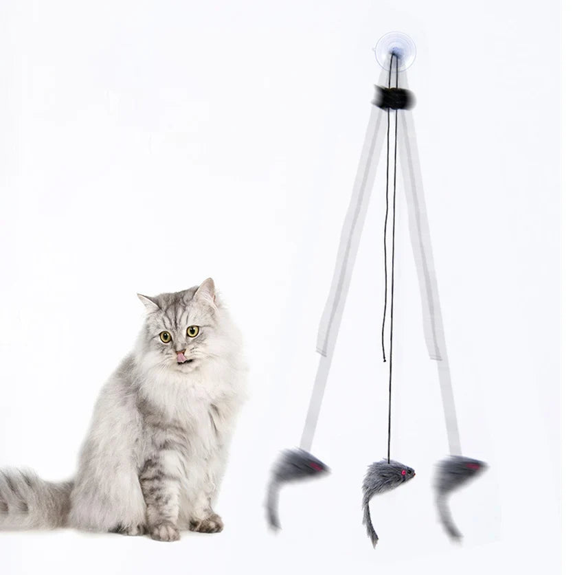 Cat Teaser Toy, Simulated Mice or Rabbits, - ProPawPet.com