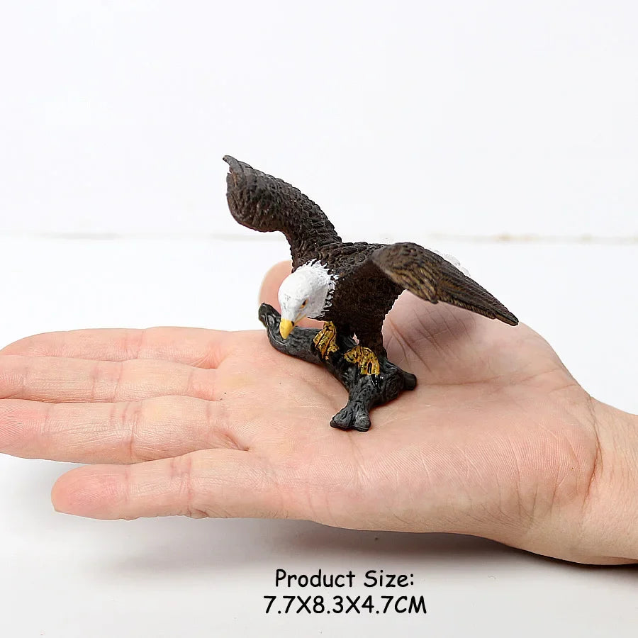 Realistic Plastic Birds of Prey Figurines - ProPawPet.com