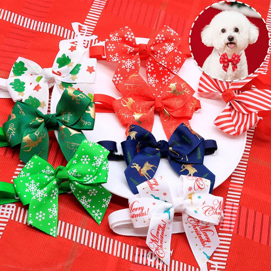 30pcs Pet Dog Bowties For Christmas - ProPawPet.com
