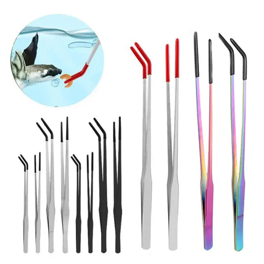 Stainless Steel Reptile Feeding Tongs with - ProPawPet.com