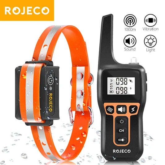 ROJECO 1000m Electric Dog Training Collar - ProPawPet.com