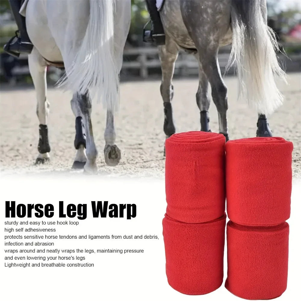 4pcs Polar Fleece Horse Leggings - ProPawPet.com