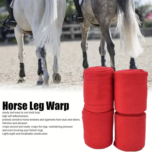 4pcs Polar Fleece Horse Leggings - ProPawPet.com