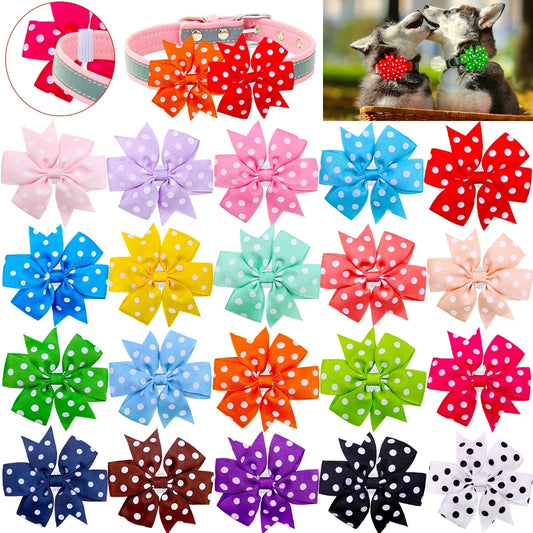 10ps Dog Bow Tie Small Dog Accessories - ProPawPet.com