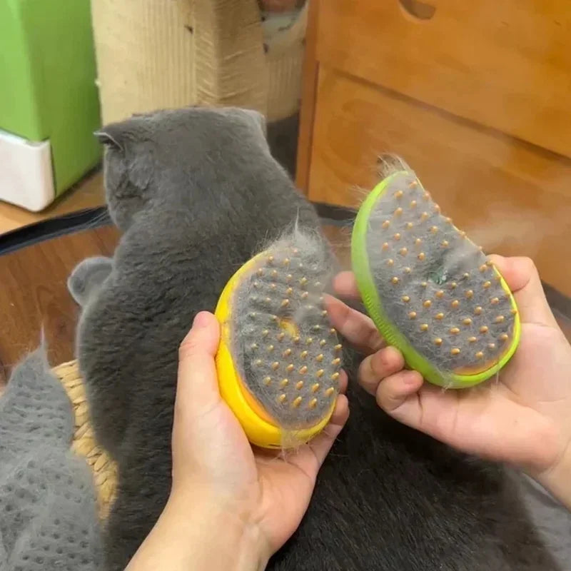 3 in 1 Pet Steam Brush Electric Sprayer Comb - ProPawPet.com