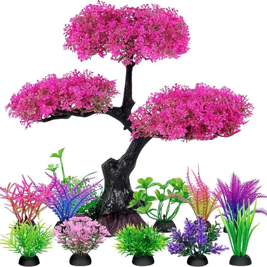 Plastic Aquarium Artificial Plants Undersea - ProPawPet.com